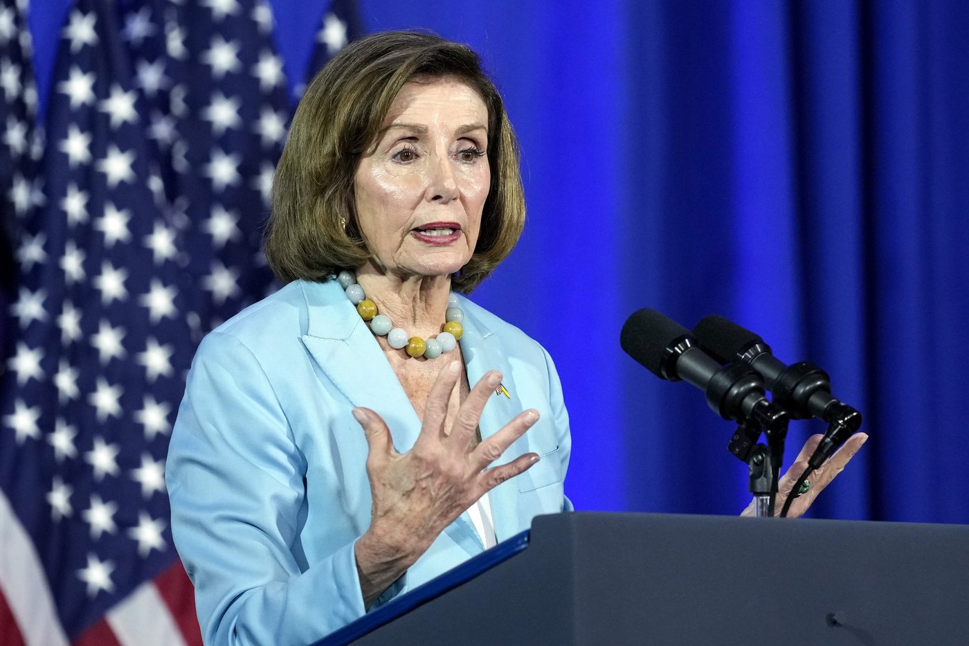 Nancy Pelosi hospitalized after she 'sustained an injury' from fall on official trip to Luxembourg | iNFOnews.ca