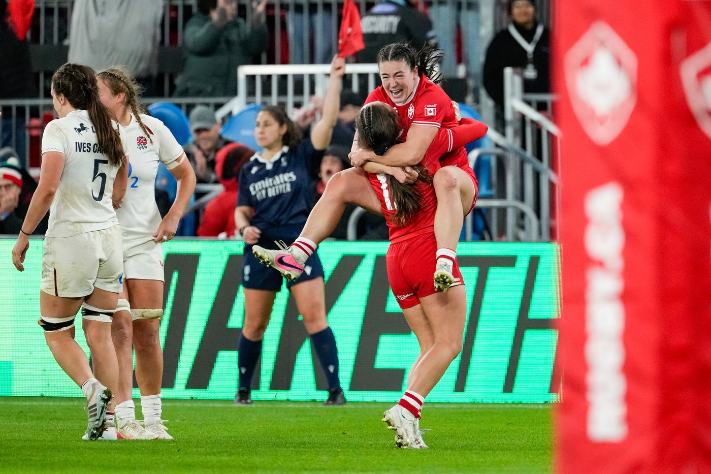 Canadian women's rugby team rolls past England 31-22 for second straight time | iNFOnews.ca