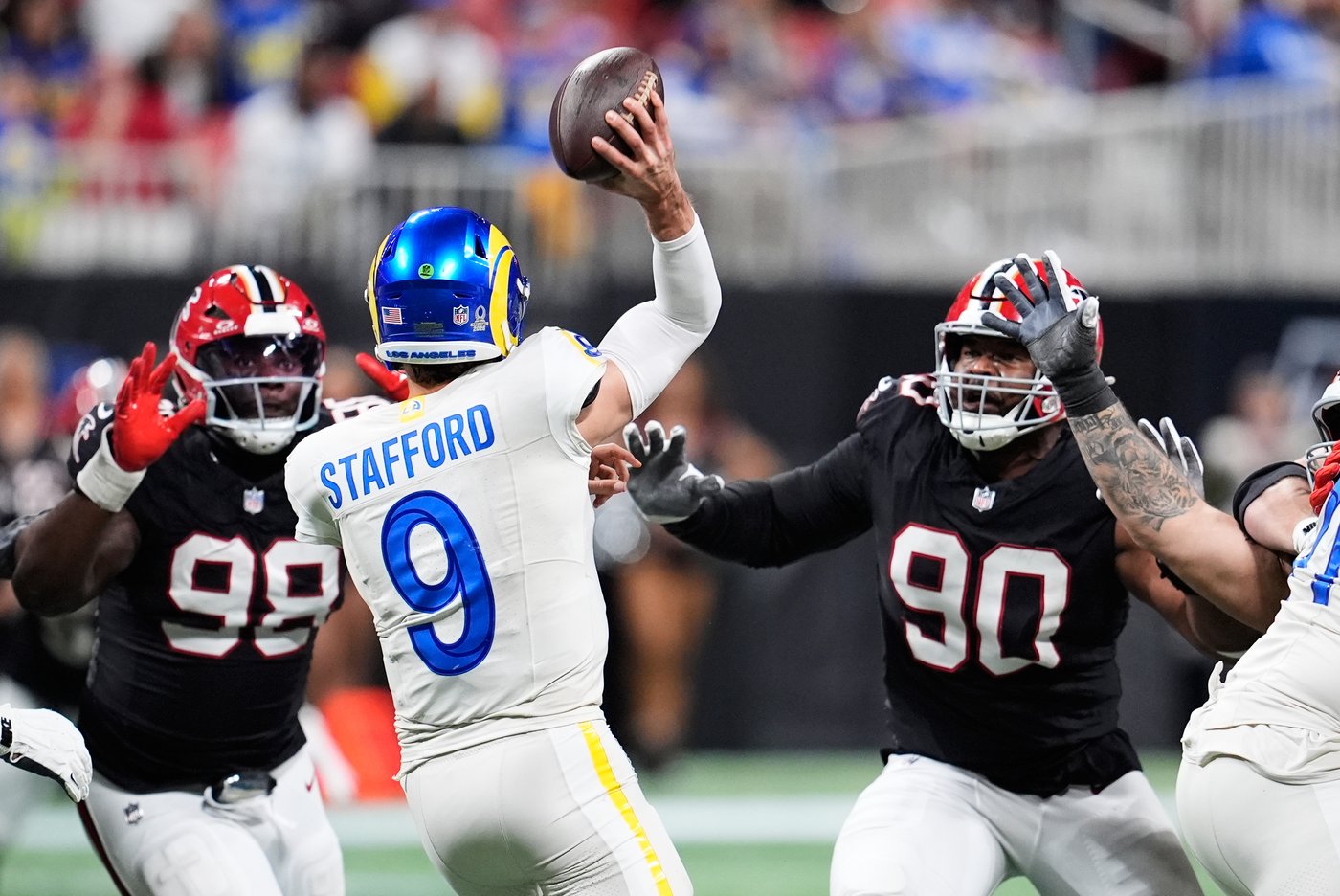 Stafford's 3 INTs hurt Rams' chances of winning a game and perhaps his own of winning NFL's MVP | iNFOnews.ca Stafford's 3 INTs hurt Rams' chances of winning a game and perhaps his own of winning NFL's MVP | iNFOnews.ca