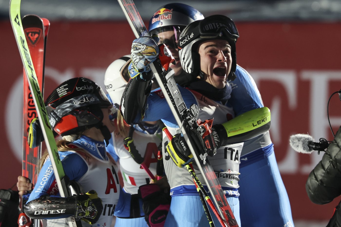 Italy edges Switzerland to win team parallel event at skiing worlds; US finishes 4th | iNFOnews.ca