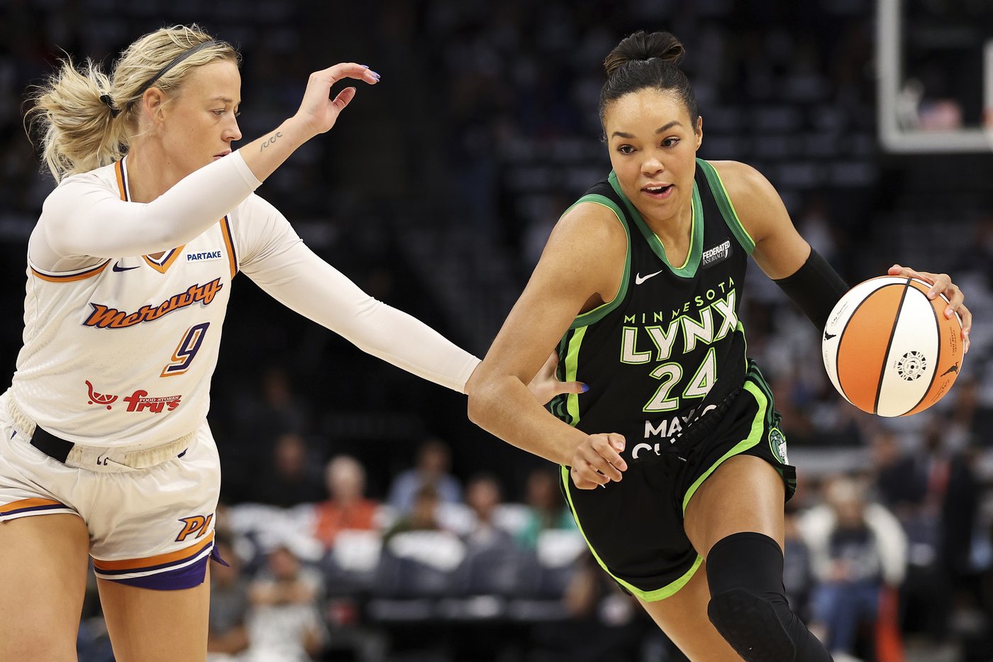 Napheesa Collier scores 38 as Lynx fend off Mercury 102-95 in playoff opener | iNFOnews.ca