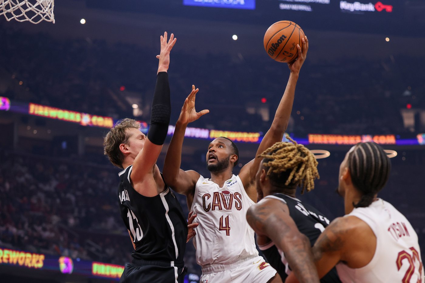Cavaliers survive a late Nets rally to win home opener 125-121 | iNFOnews.ca Cavaliers survive a late Nets rally to win home opener 125-121 | iNFOnews.ca