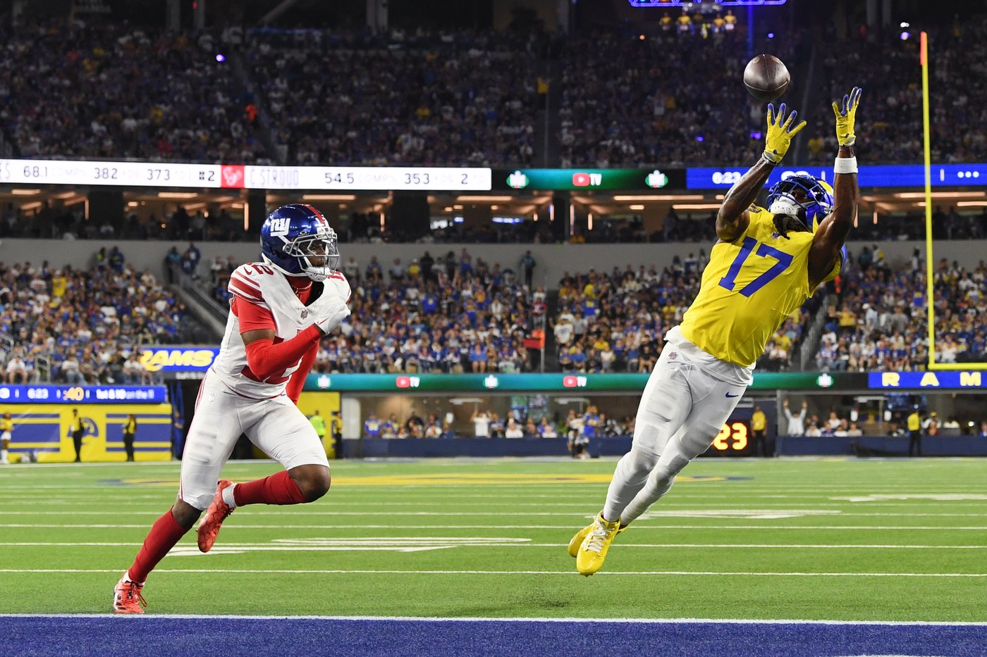 Davante Adams, Matthew Stafford lead Rams past Giants 28-6 after Jaxson Dart's injury | iNFOnews.ca Davante Adams, Matthew Stafford lead Rams past Giants 28-6 after Jaxson Dart's injury | iNFOnews.ca