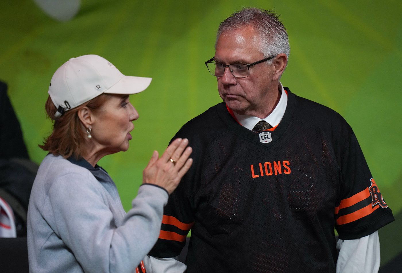 B.C. Conservatives' Doerkson, ex-premier Clark attend Lions game | iNFOnews.ca