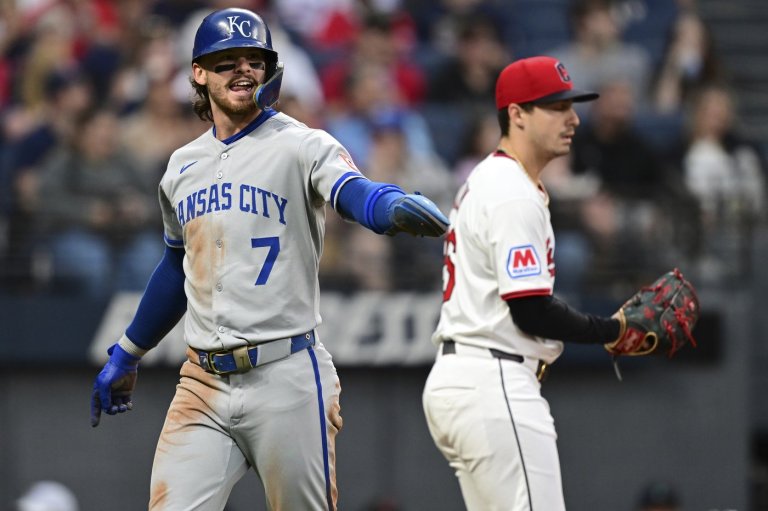 Nick Loftin singles in tying run and scores in 7th, Royals rally for 4-3 win over Guardians | iNFOnews.ca