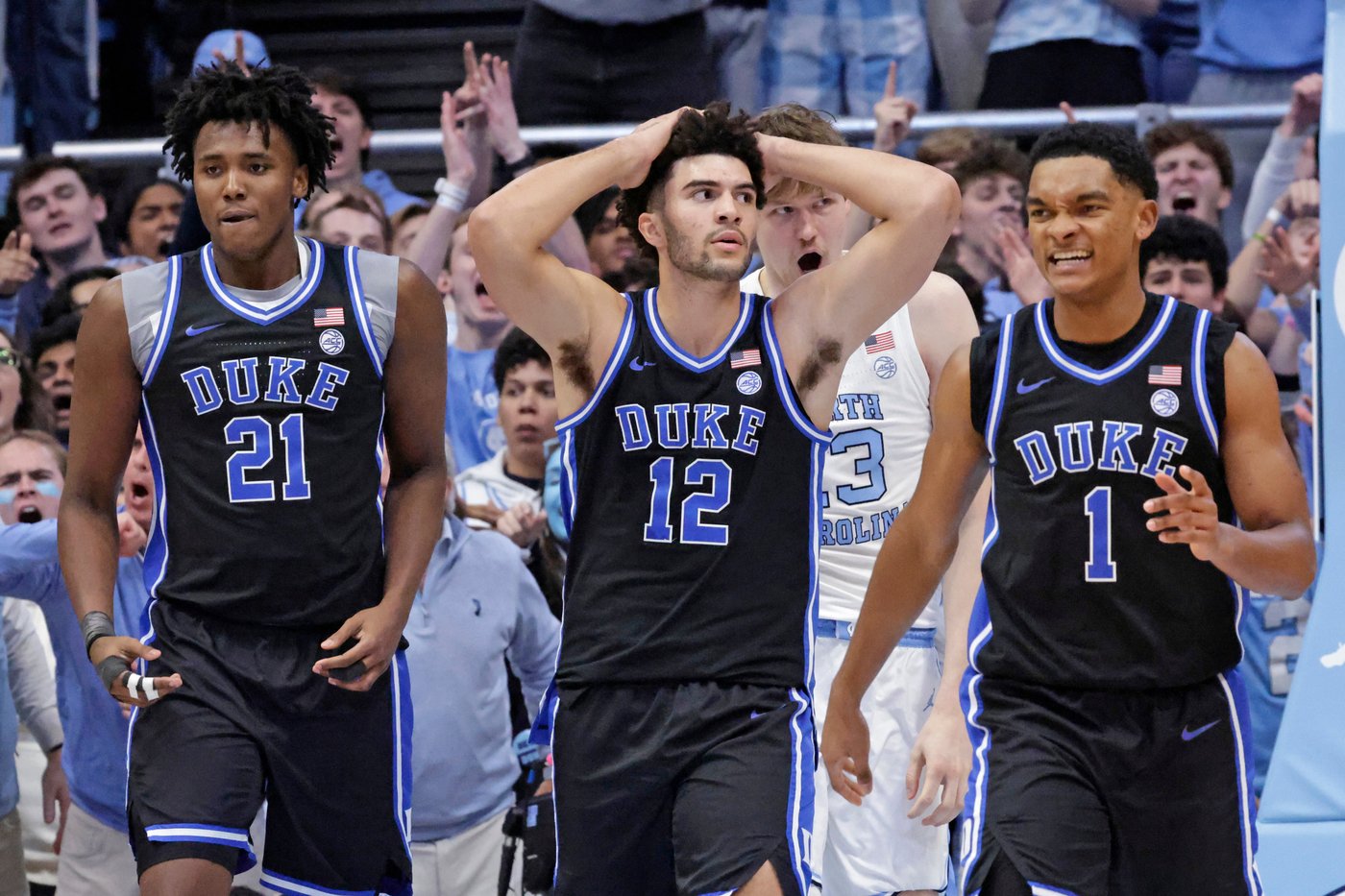 Seth Trimble hits late 3 to lift No. 14 UNC past No. 4 Duke 71-68 in stunning rivalry finish | iNFOnews.ca