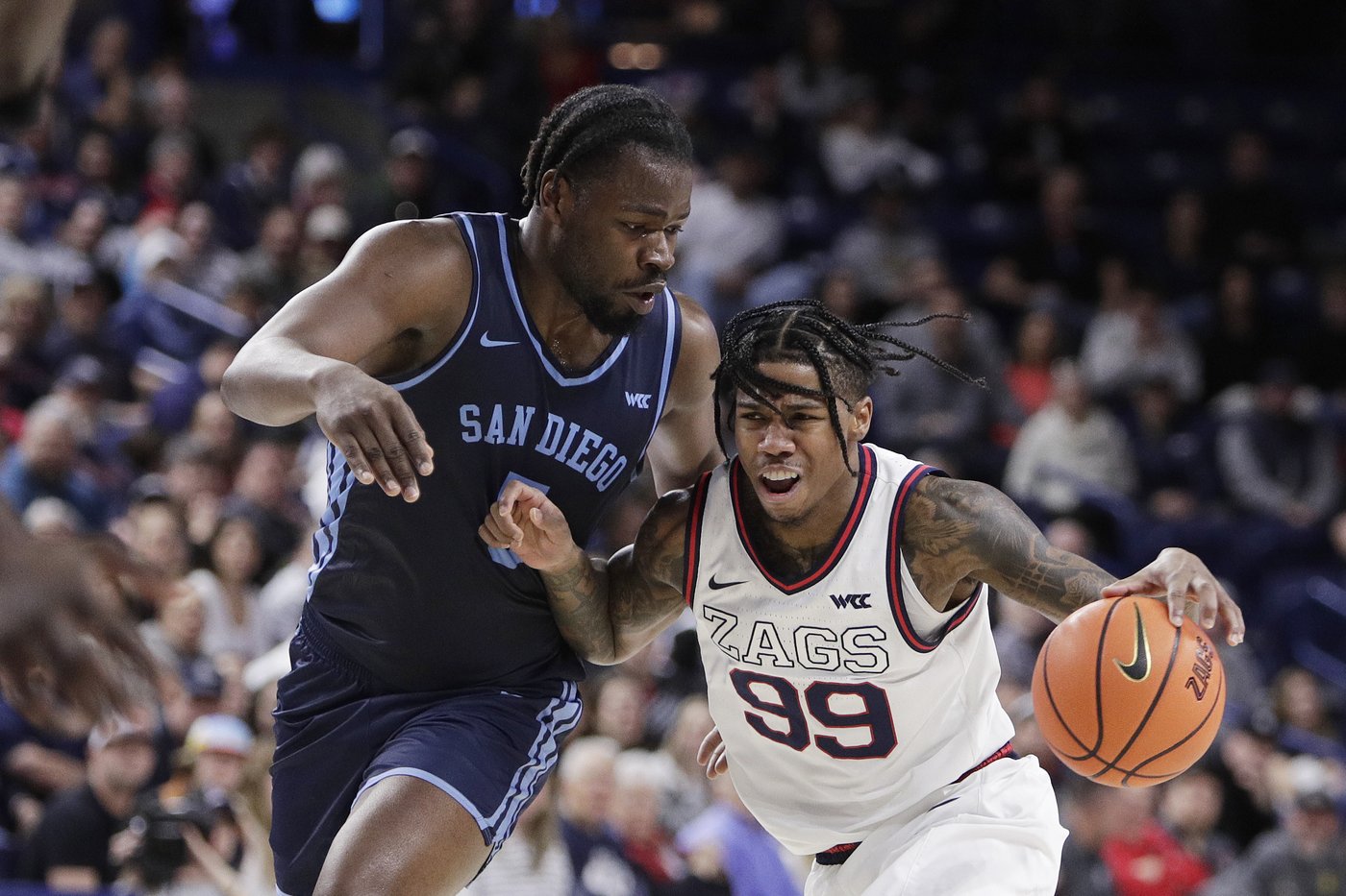 Gregg scores 23 and No. 18 Gonzaga downs San Diego 93-80 | iNFOnews.ca Gregg scores 23 and No. 18 Gonzaga downs San Diego 93-80 | iNFOnews.ca