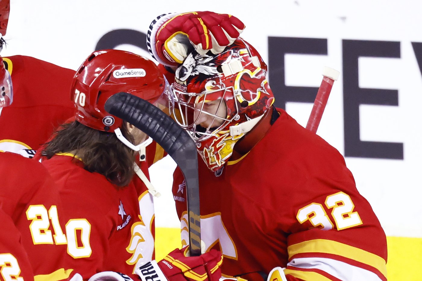 Flame's Wolf comes up big in matchup of the NHL's two smallest goalies | iNFOnews.ca Flame's Wolf comes up big in matchup of the NHL's two smallest goalies | iNFOnews.ca