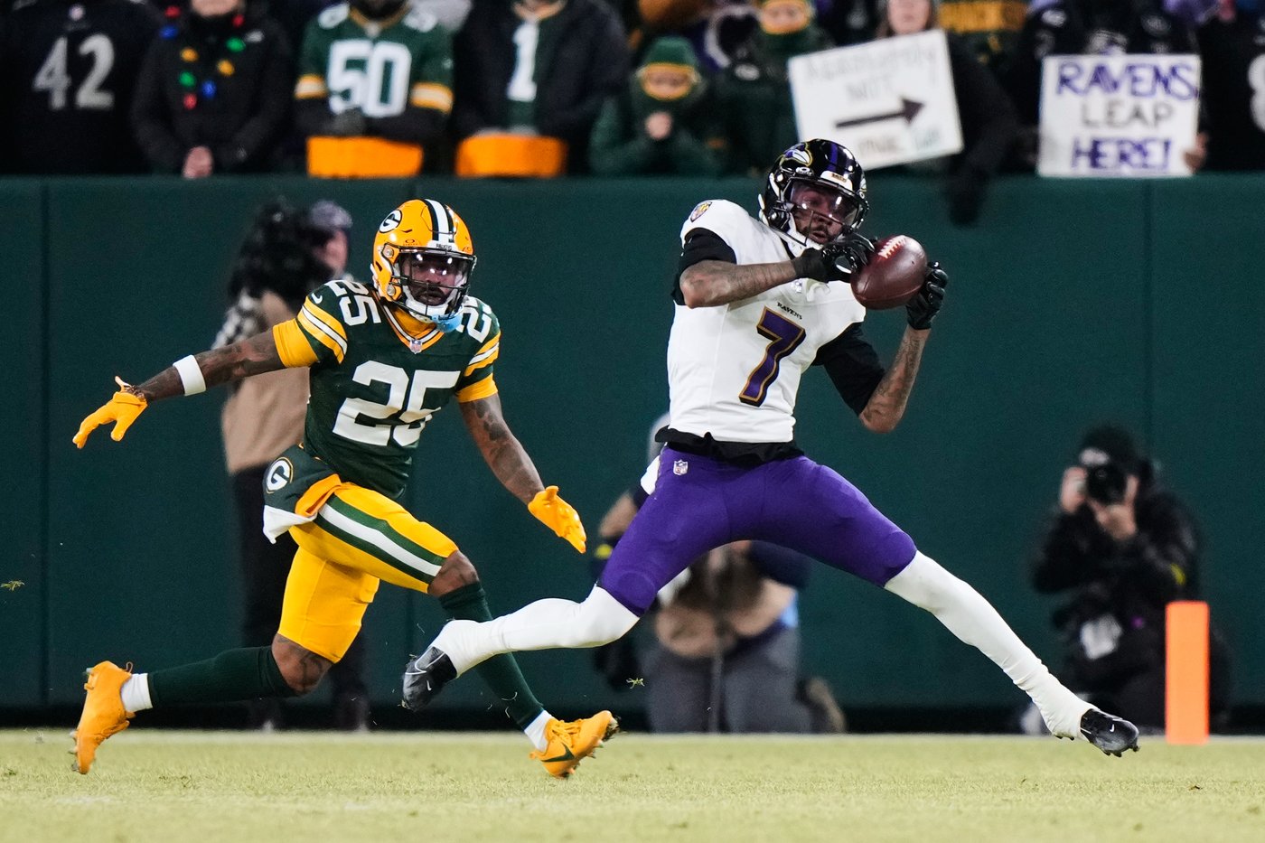 Ravens rule out WR Rashod Bateman (illness) for Sunday's showdown at Pittsburgh for the division | iNFOnews.ca Ravens rule out WR Rashod Bateman (illness) for Sunday's showdown at Pittsburgh for the division | iNFOnews.ca