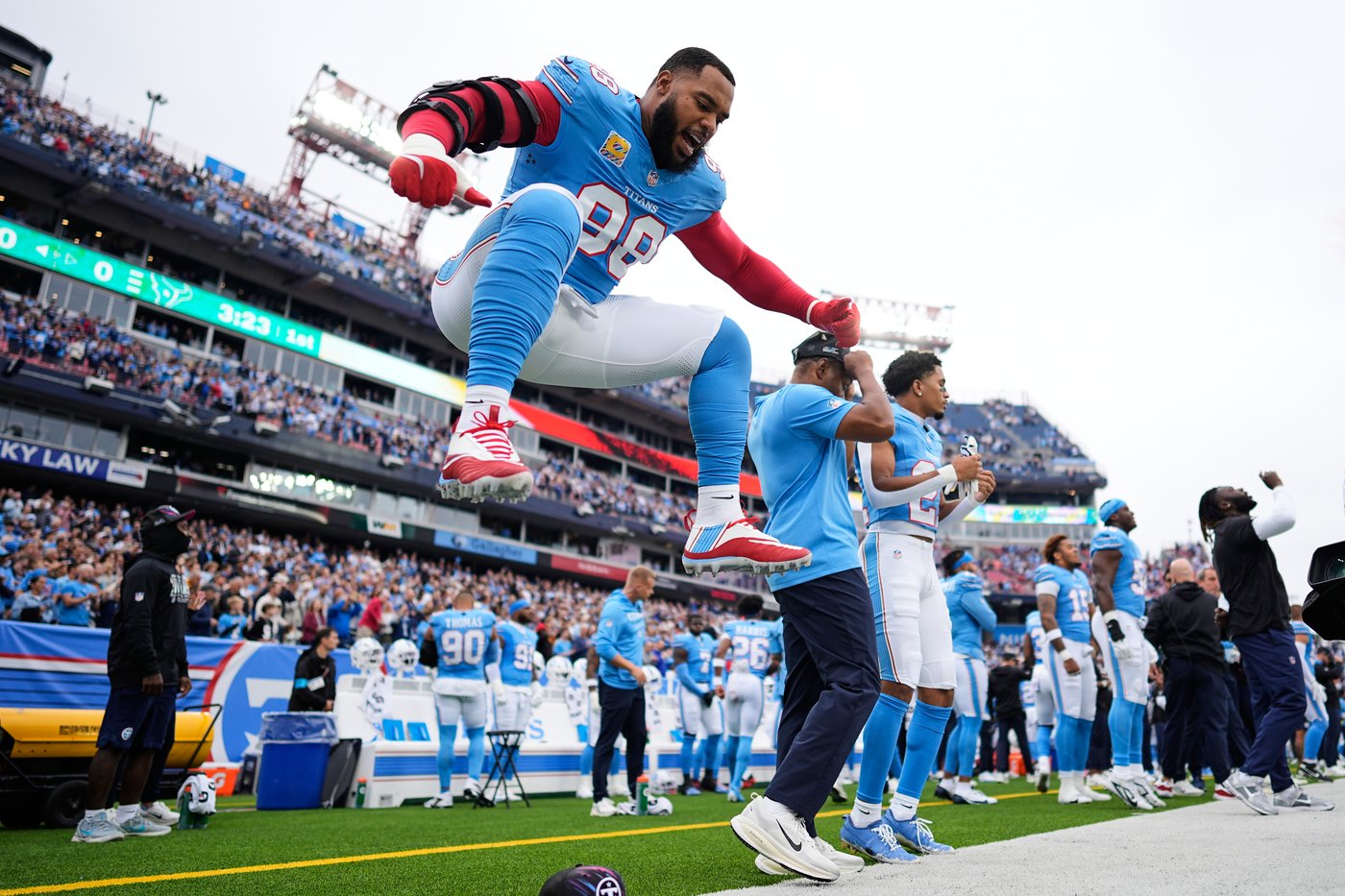 No panic in Nashville: Saleh staying patient as the Titans sink to 0-5 | iNFOnews.ca