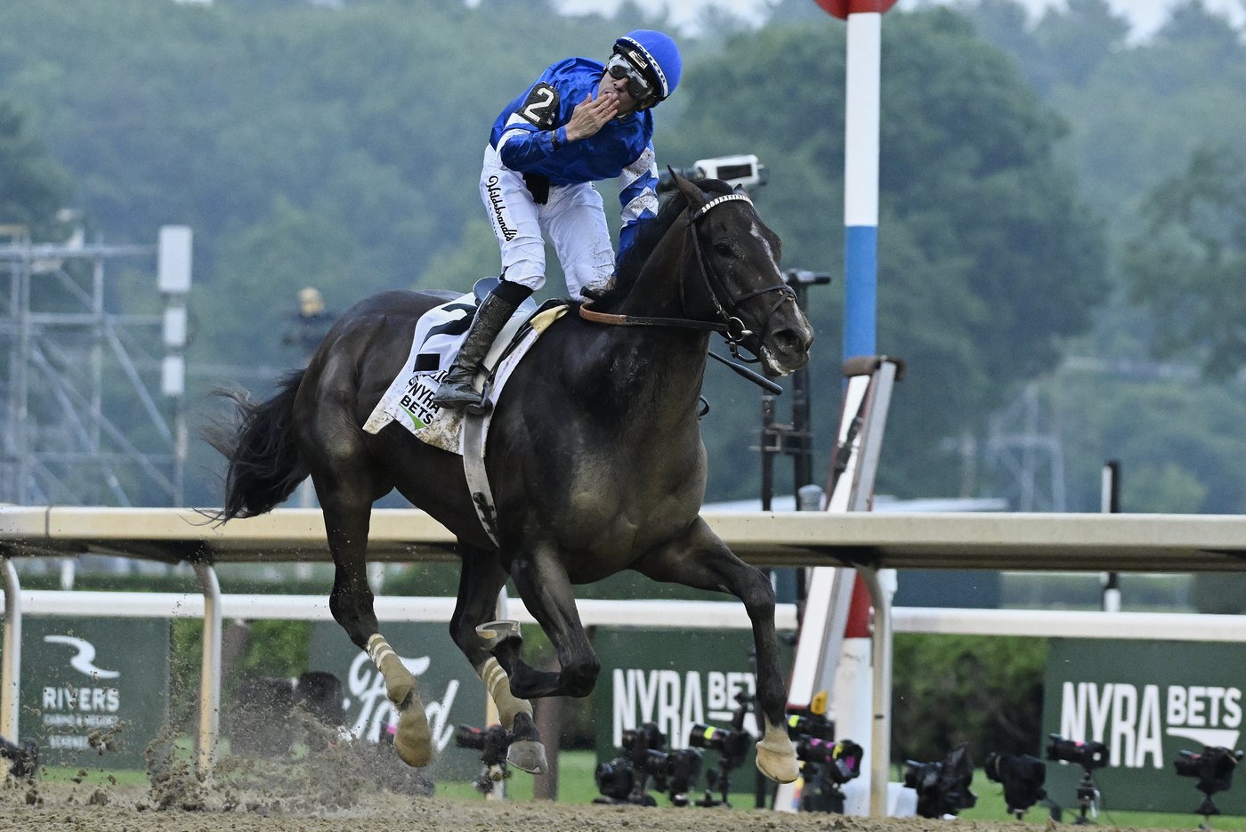 Sovereignty beats Journalism to win Belmont Stakes at Saratoga | iNFOnews.ca
