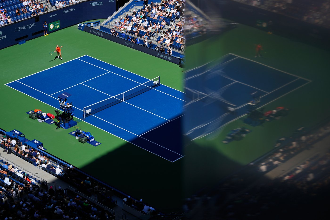 Noskova forced to serve from out of the shadows after roof adjustment delay in US Open match | iNFOnews.ca Noskova forced to serve from out of the shadows after roof adjustment delay in US Open match | iNFOnews.ca
