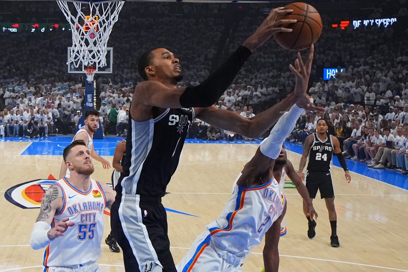 Victor Wembanyama held to series-low 20 points, Spurs fall in Game 5 of West finals to Thunder | iNFOnews.ca Victor Wembanyama held to series-low 20 points, Spurs fall in Game 5 of West finals to Thunder | iNFOnews.ca