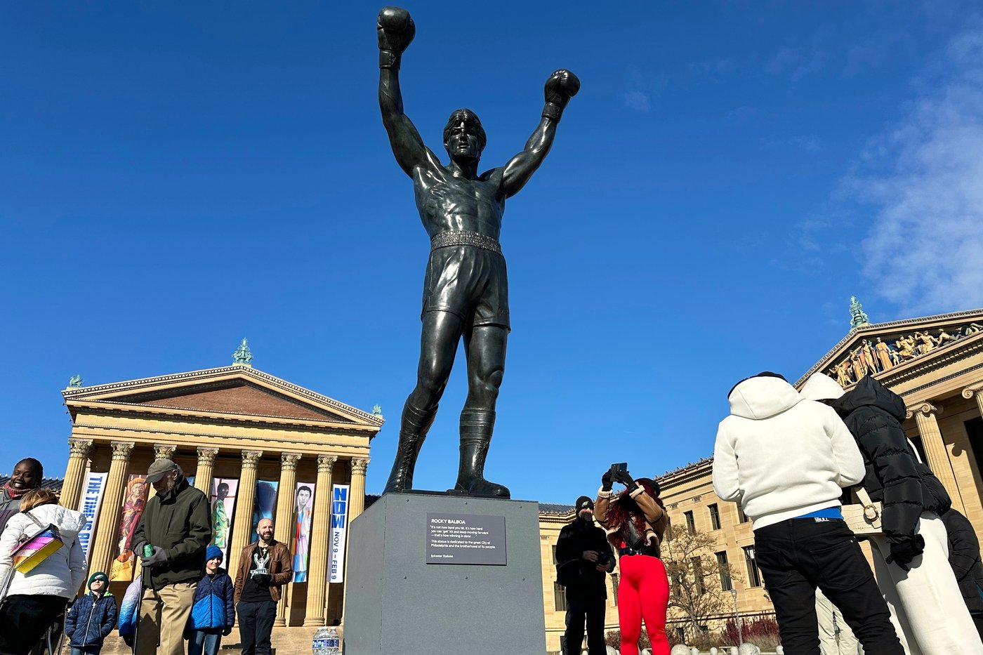 Brazilian soccer fans at the World Cup heed warning not to dress Rocky statue in team gear | iNFOnews.ca