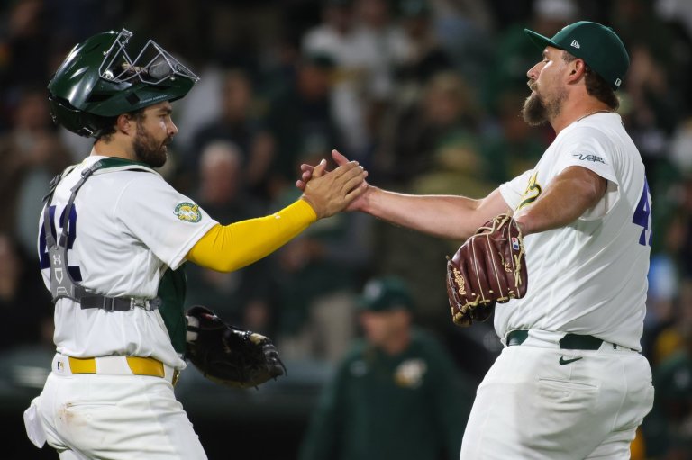 Langeliers, Wilson hit HRs as Athletics beat Rangers 6-5, sit atop AL West for 1st time since 2021 | iNFOnews.ca