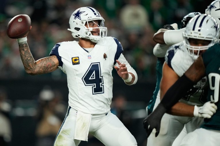 Dak Prescott throws 3 TD passes, Javonte Williams runs for 155 yards as Cowboys beat Eagles 38-21 | iNFOnews.ca