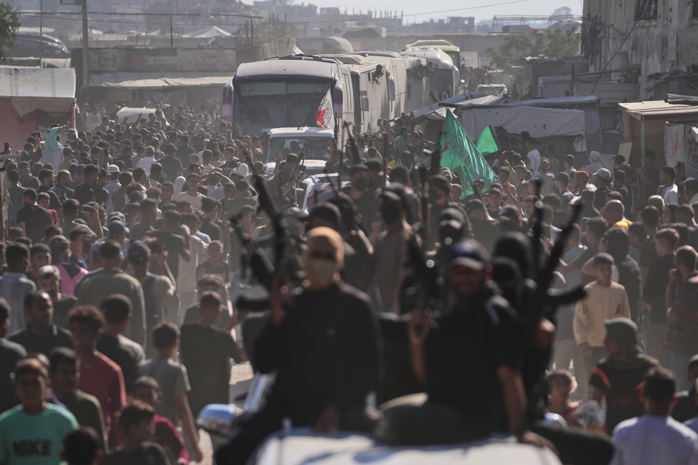 The Latest: Living hostages and Palestinian prisoners freed as Trump tours region | iNFOnews.ca The Latest: Living hostages and Palestinian prisoners freed as Trump tours region | iNFOnews.ca