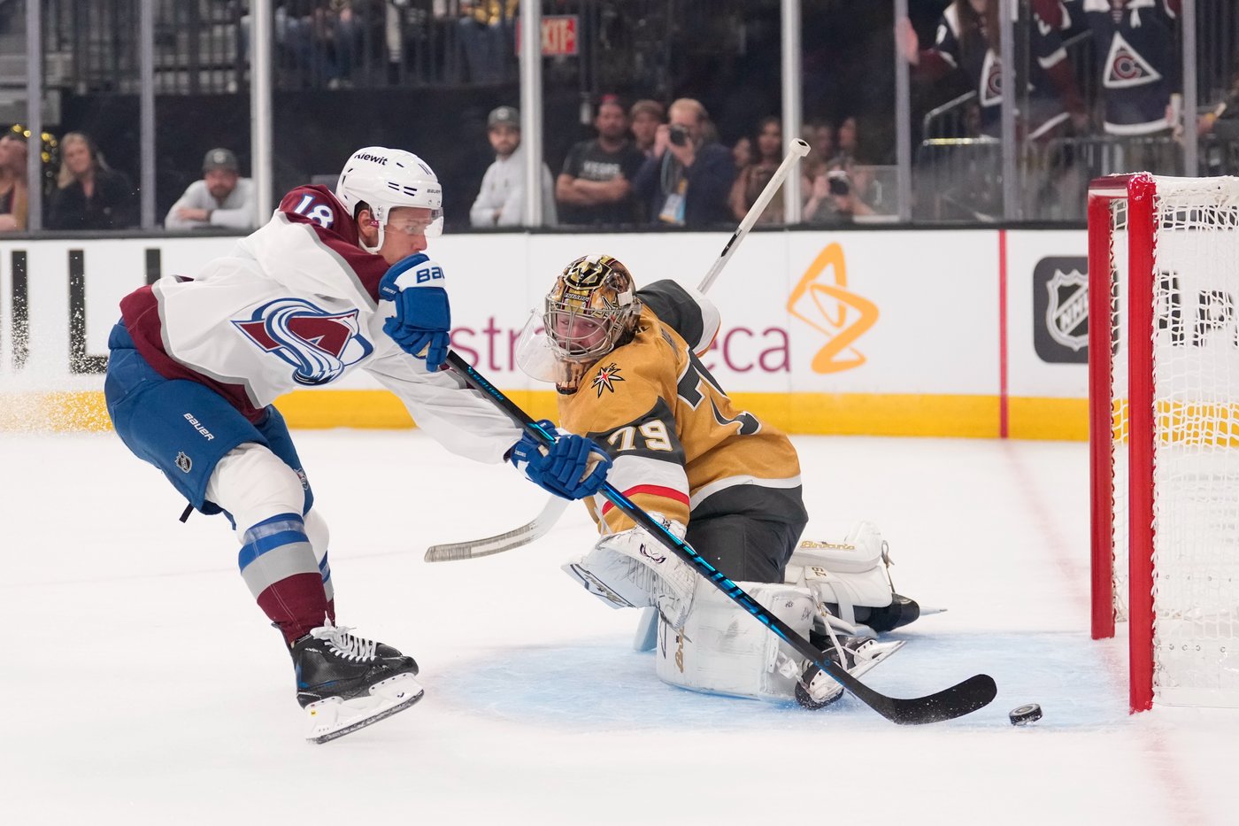 Golden Knights shake off disputed no-goal, storm past Avalanche for a 3-0 series lead | iNFOnews.ca