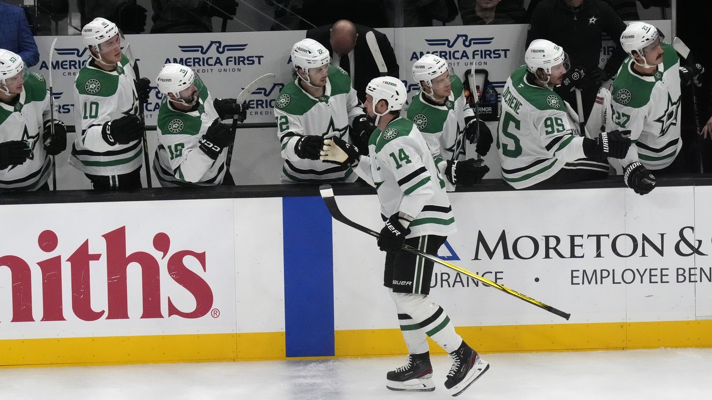 Dadonov and Benn score as Stars beat Utah 2-1 for 3rd straight win | iNFOnews.ca