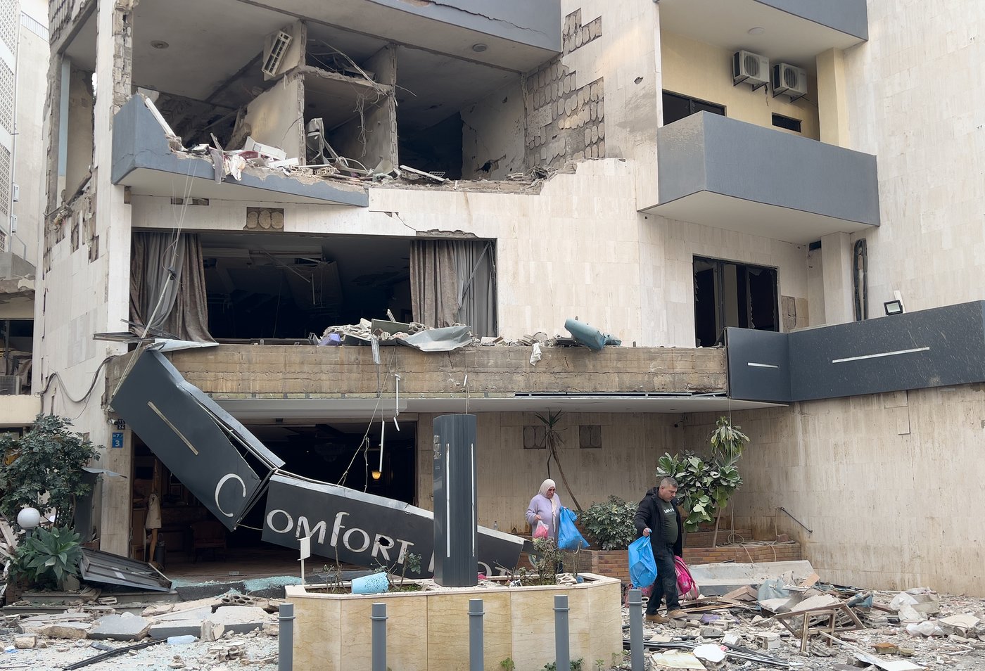Photos show people fleeing and buildings wrecked after Israeli strikes in Lebanon | iNFOnews.ca