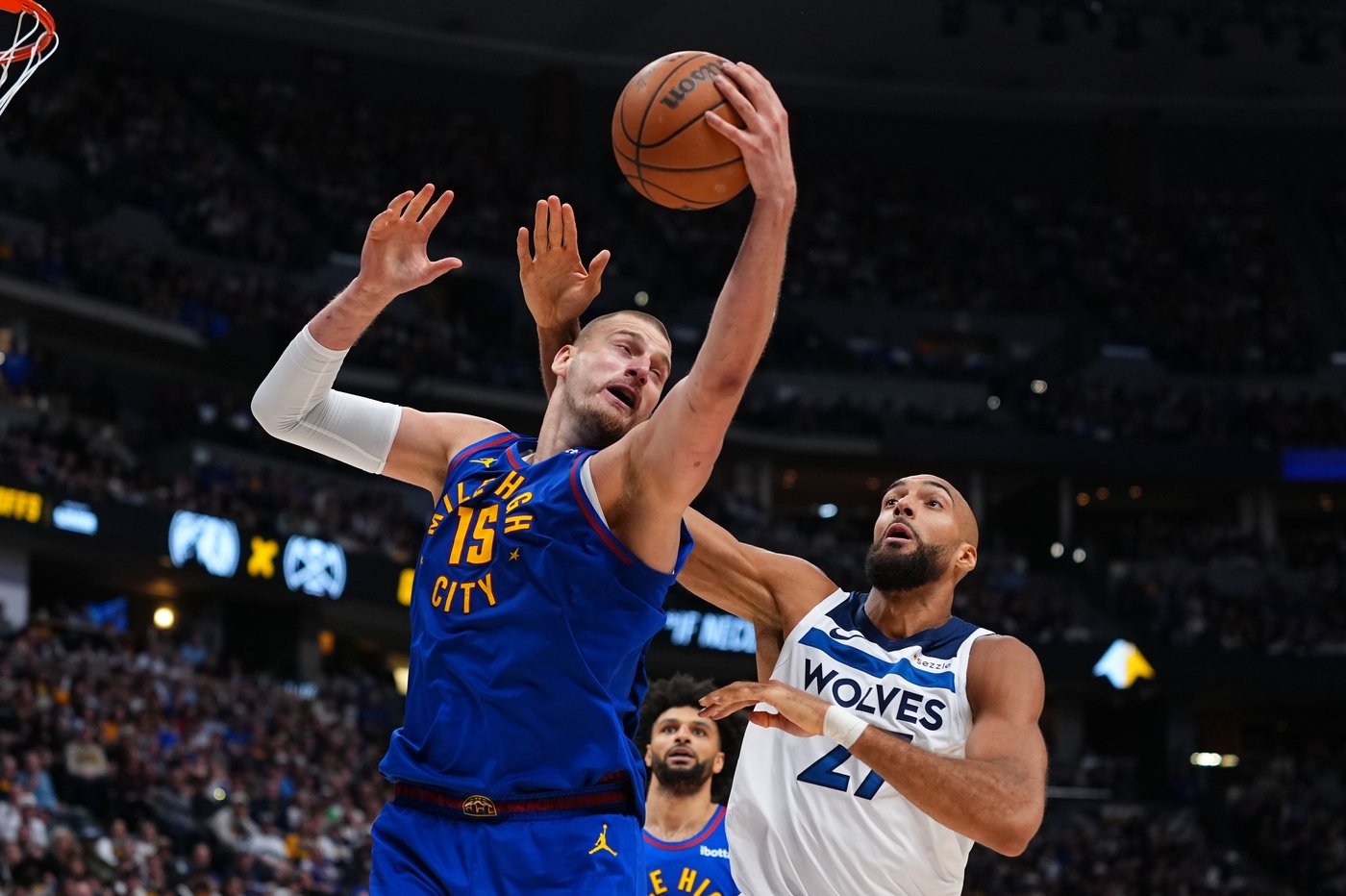 Rudy Gobert is making 3-time MVP Nikola Jokic work for everything he gets in Wolves-Nuggets series | iNFOnews.ca