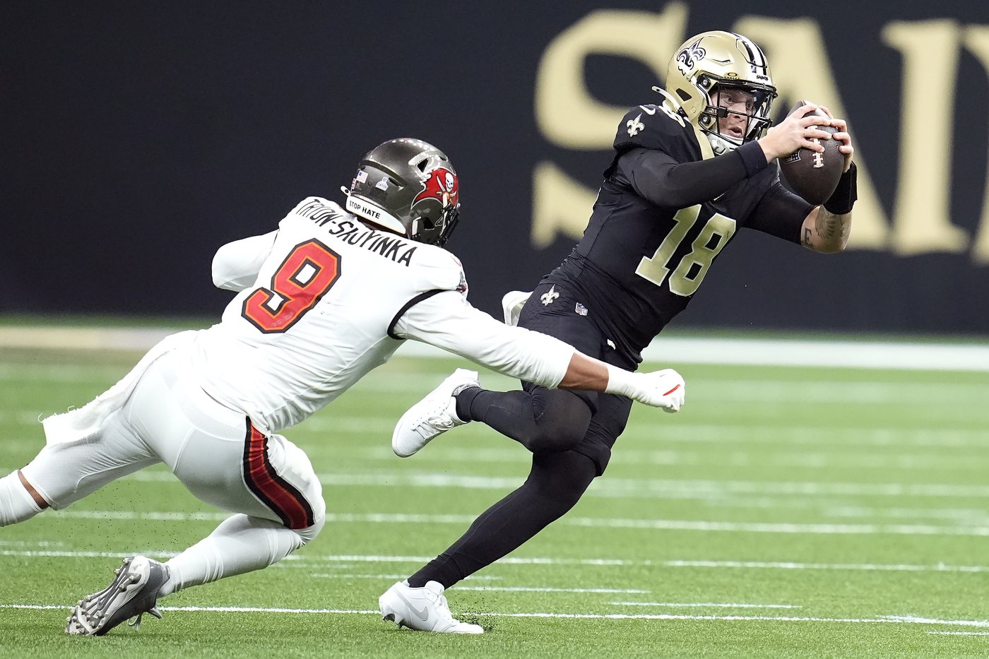 Spencer Rattler's rough second half dampens an otherwise promising first start for the Saints | iNFOnews.ca