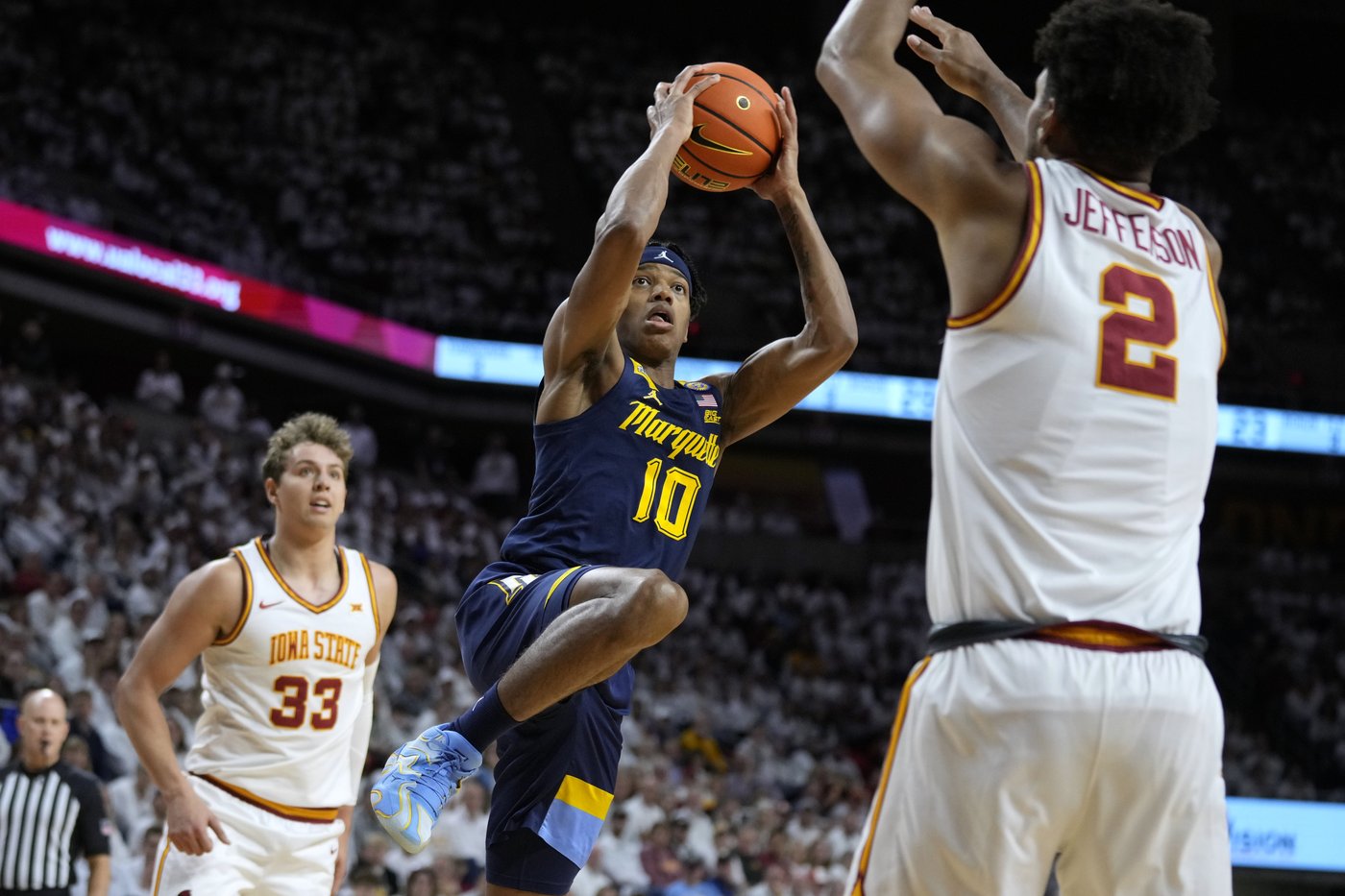 Keshon Gilbert scores 24 points to lead No. 6 Iowa State past No. 5 Marquette 81-70 | iNFOnews.ca