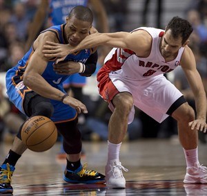 Anderson scores career-high 27 points, but Raptors lose 104-92 to Thunder | iNFOnews.ca CP21452912