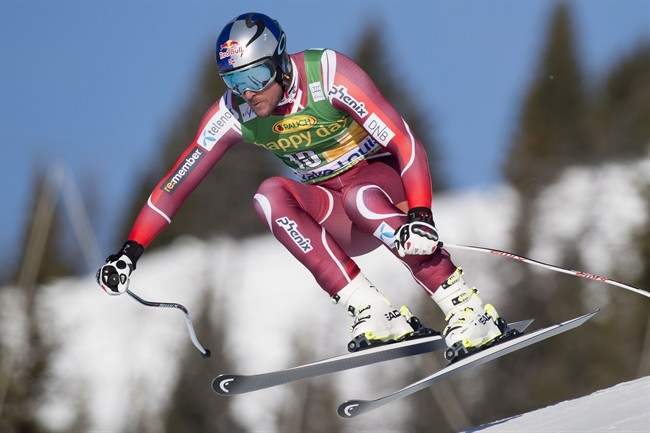 Norway's Aksel Lund Svindal wins World Cup super-G for Lake Louise sweep | iNFOnews.ca CP35506298