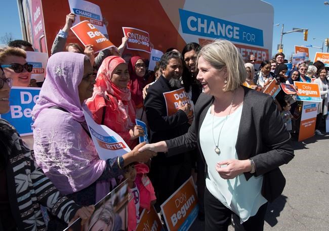 Horwath campaigns on 'change for the better' as Wynne, Ford dominate headlines | iNFOnews.ca Horwath campaigns on 'change for the better' as Wynne, Ford dominate headlines | iNFOnews.ca