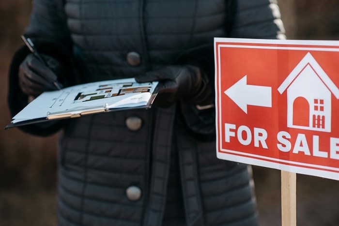 For sale sign.