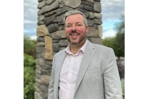 A man in a suit.