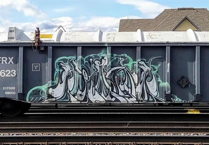 iN PHOTOS: A showcase of railcar graffiti rumbling through Kamloops | iNFOnews.ca