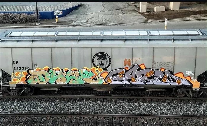 iN PHOTOS: A showcase of railcar graffiti rumbling through Kamloops | iNFOnews.ca