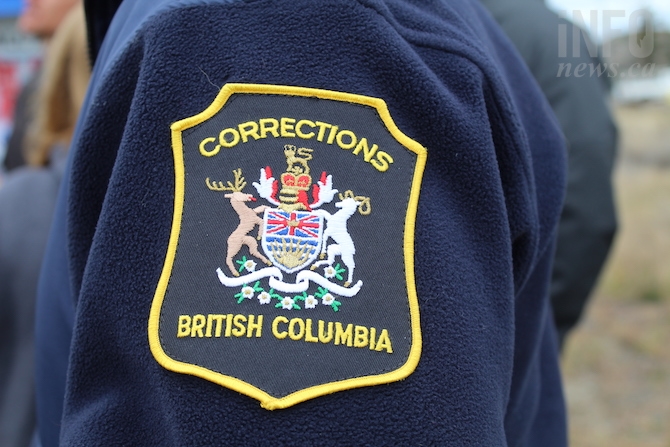 BC Corrections emblem on a shoulder patch.