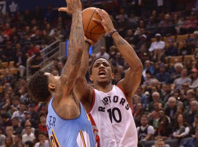 DeRozan has 33 points in another record-setting night as Raptors beat Nuggets | iNFOnews.ca DeRozan has 33 points in another record-setting night as Raptors beat Nuggets | iNFOnews.ca