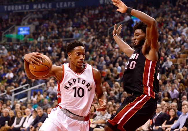 Another hot night for DeMar DeRozan, who lifts Raptors 96-87 over Heat | iNFOnews.ca Another hot night for DeMar DeRozan, who lifts Raptors 96-87 over Heat | iNFOnews.ca
