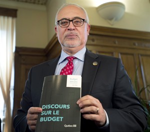 Quebec finance minister prepares to take a run at province's finances in first budget | iNFOnews.ca CP28615788