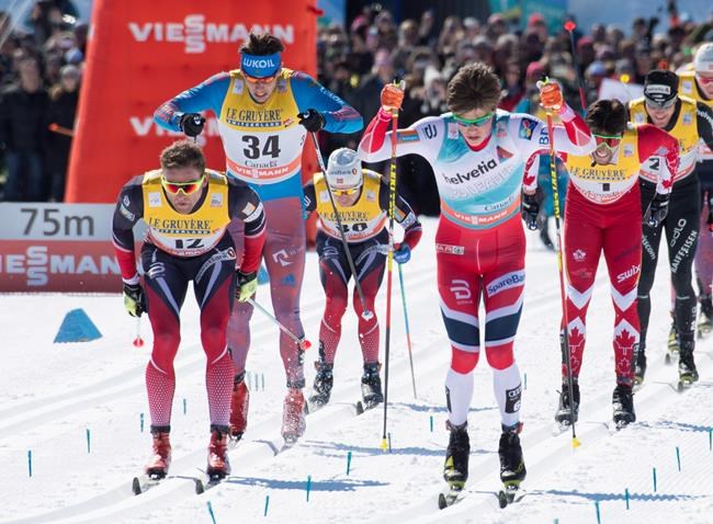 Norway's Klaebo wins men's 15-kilometre race at World Cup; Canada's Harvey 4th | iNFOnews.ca CP75059276