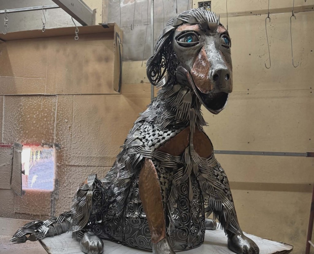 iN PHOTOS: South Okanagan artist living his dream creating cutlery sculptures | iNFOnews.ca iN PHOTOS: South Okanagan artist living his dream creating cutlery sculptures | iNFOnews.ca