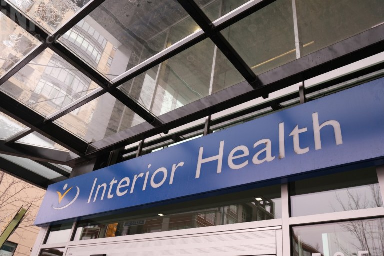 Image of signage Interior Health head office.