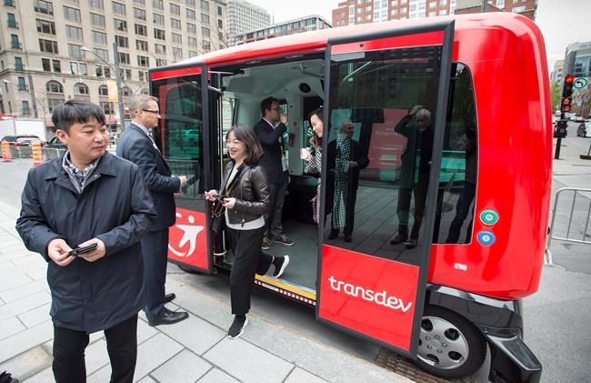 Montreal Olympic Park to test automated bus at sprawling facility next month | iNFOnews.ca CP982168350
