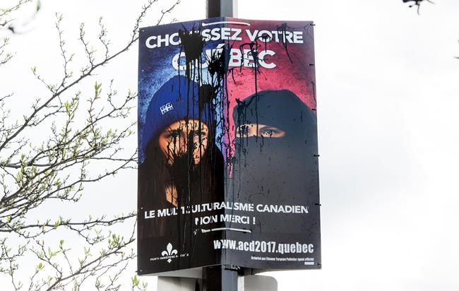Quebec byelection poster denouncing Canadian multiculturalism upsets some people | iNFOnews.ca