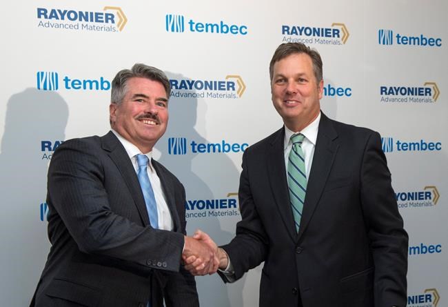 Rayonier Advanced Materials vows to 'come to bat' for Tembec in softwood battle | iNFOnews.ca CP1832583657