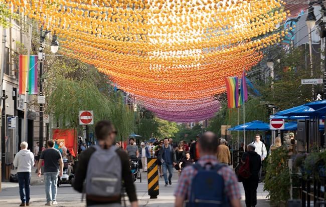 Montreal Gay Village's famous rainbow balls taken down and offered for sale | iNFOnews.ca Montreal Gay Village's famous rainbow balls taken down and offered for sale | iNFOnews.ca