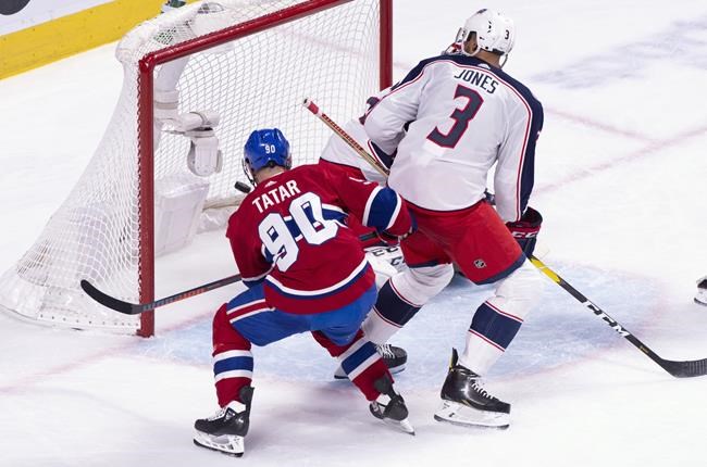Tatar scores winner as Canadiens edge Blue Jackets to snap four-game slide | iNFOnews.ca Tatar scores winner as Canadiens edge Blue Jackets to snap four-game slide | iNFOnews.ca