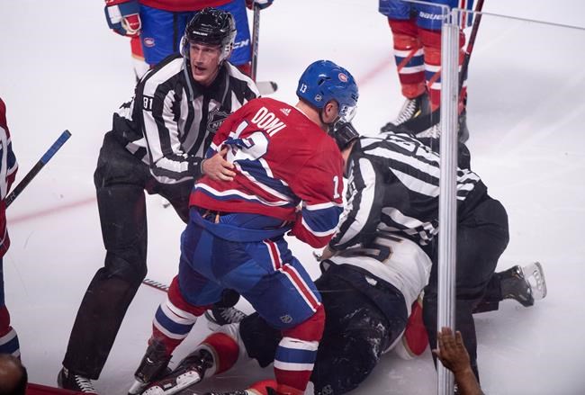 Domi expresses regret over sucker punch that decked Florida's Ekblad | iNFOnews.ca CP431238814