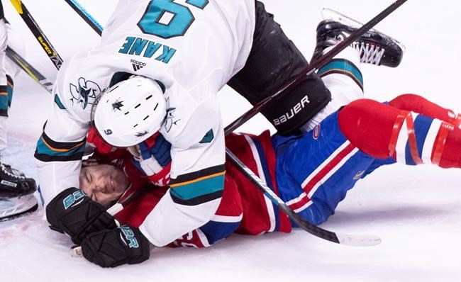 Martin Jones makes 39 saves as San Jose Sharks top Montreal Canadiens 3-1 | iNFOnews.ca