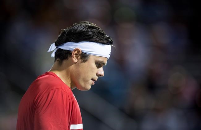 Canadian tennis star Milos Raonic withdraws from Cincinnati Masters event | iNFOnews.ca CP1941134543