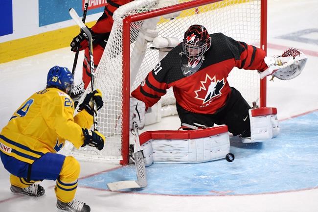 Carter Hart comes off bench to backstop Canada 5-2 over Sweden to reach final | iNFOnews.ca